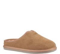 Mens Hush Puppies Conrad Tan Suede Slippers Size UK 12