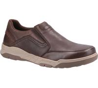 Hush Puppies Men's Fletcher Moccasin, Coffee, 9 UK