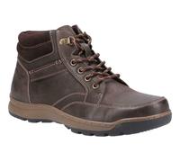 Hush Puppies Grover Mens Lace Boots - Tan Leather - Size UK 10