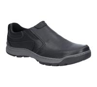RRP £84.99 - REAL LEATHER Hush Puppies Mens Original Casual Smart Slip-On Shoes