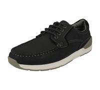 Hush Puppies Flynn Boat Shoe, Navy, 9