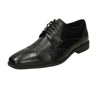 Mens Hush Puppies Lace Up Leather Formal Dress Shoes 'Elliot Brogue'