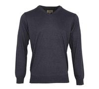 Men's Hutson Harbour V-Neck Jumper - Indigo - MEDIUM | TJ Hughes Blue