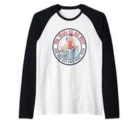 Mens HVAC Tech My Wife is So Hot She Has Her Own AC Tech Raglan Baseball Tee