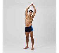Speedo Men's Hyperboom Panel Aquashort | Swim Training | Fitness | Chlorine Resistant, Blue, 40