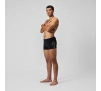 Men's HyperBoom Placement Aquashorts Black/Yellow - 32 Black/Hyper Yellow 32