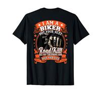 Mens I Am A Biker Get Off The Phone And Open Your Eyes Funny T-Shirt