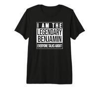 Mens I am The Legendary Shirt, Gift idea for Benjamin Premium T-Shirt