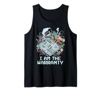 Mens I Am The Warranty PC Builder IT Tech Circuit Tank Top