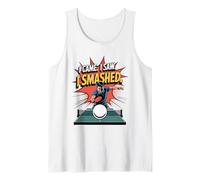 Mens I Came I Saw I Smashed Funny Ping Pong Player Table Tennis Tank Top