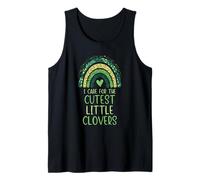 Mens I Care for The Cutest Clovers St. Patrick Day NICU Nurse Tank Top