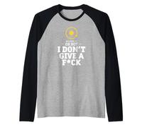 Mens I Don't Give A FCK - Funny geocentric Astronomy Raglan Baseball Tee