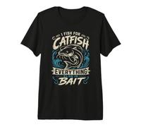 Mens I Fishing for Catfish Everything Else is Bait Flathead Premium T-Shirt