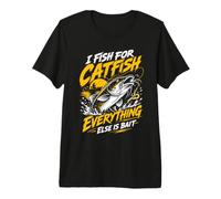 Mens I Fishing for Catfish Everything Else is Bait Flathead Premium T-Shirt