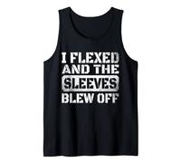 Mens I Flexed And Sleeves Blew Off Mens Tank Top