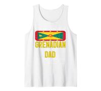 Mens I Have Two Titles Grenadian and Dad Grenada Tank Top