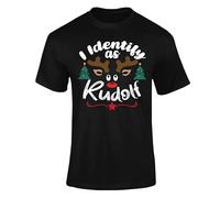 Men's 'I Identity As Rudolf' T-Shirts: Unique Designs for Fun & Personality