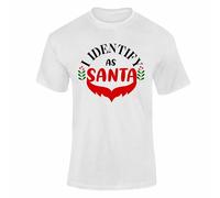 Men's 'I Identity As Santa' T-Shirts: Unique Designs for Fun & Personality