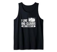 Mens I Like Big Clouds and I Cannot Lie Cloud Watching Nephophile Tank Top