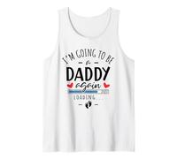 Mens I’m Going to Be a Daddy Again 2027 2nd Baby Announcement Dad Tank Top