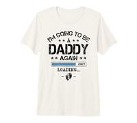 Mens I’m Going to Be a Daddy Again 2027 2nd Time Dad Announcement Premium T-Shirt