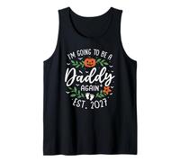 Mens I’m Going to Be a Daddy Again 2027 Halloween 2nd Time Dad Tank Top