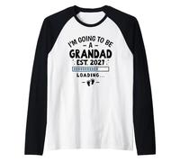 Mens I’m Going to Be a Grandad 2027 1st Time Grandad Announcement Raglan Baseball Tee