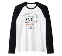 Mens I’m Going to Be an Uncle 2026-1st Pregnancy Announcement Raglan Baseball Tee