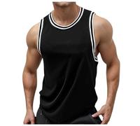 Men's I-Shape Cotton Tank - Round Neck Sleeveless Vest, Summer Essential, Lightweight, Breathable, Available in Mixed Colour Pack, Sizes M-XXL