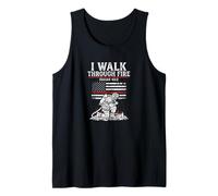Mens I Walk Through Fire Isaiah 43 2 Firefighter Flag Tank Top