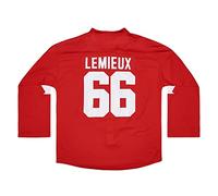 Mens Ice Hockey Jersey 1991 Team Canada Coupe Cup Shirts, #66 Lemieux, Large
