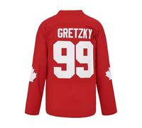 Mens Ice Hockey Jersey 1991 Team Canada Coupe Cup Shirts, #99 Gretzky, XL