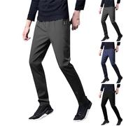 Mens Ice Silk Pants Thin Summer Jogging Bottoms Running Trousers Men Zip Pockets Lightweight Casual Sweatpants Running Training Joogers Tracksuit Bottoms Loose Fit Athletic Trousers For Men Uk