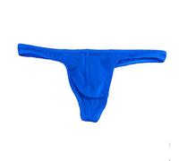 Mens Ice Silk Thongs,Low Rise Thongs Men Lightweight Stretch Fabric G-Strings Comfortable Form-Fitting Underpants With 3D Pouch No-Dig Minimalism Underwear For Nighttime Wear Sleeping