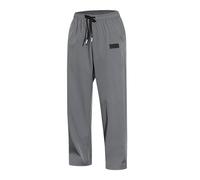 Mens Ice Silk Trousers, Quick Drying Pants Mens Breathable Sports Pants Solid Color Casual Strech Pants with Pockets Summer Lightweight Breathable Soft Sweatpants Loose Tight Waist Casual Trousers