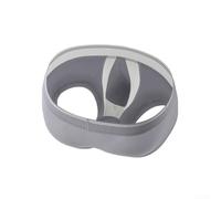 Men's IceSilk Underwear with Bulge Pouch, Thin Breathable Trunks for Men, Transparent Stretch Polyester Boxers, Athletic Sport Underwear, For Slim Fit(M Gray)