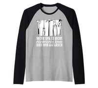 Mens If Grandpa Can't fix it, We're Screwed Raglan Baseball Tee