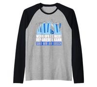 Mens If Grandpa Can't fix it, We're Screwed Raglan Baseball Tee