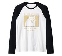 Mens IF I Ever GET Rabies, You're HIGH ON My BITIN' List Raglan Baseball Tee