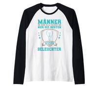 Mens Illuminated Lighting Master Event Technology Raglan Baseball Tee