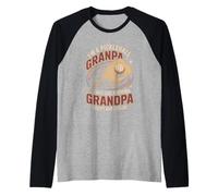 Mens I'm A Pickleball Granpa Just Like A Normal Grandpa Raglan Baseball Tee