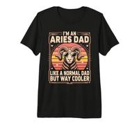Mens I'm an Aries Dad Like A Normal Dad But Way Cooler Premium T-Shirt