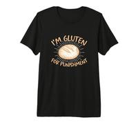 Mens I'm Gluten for Punishment Breadmaker Sourdough Bread Lovers Premium T-Shirt