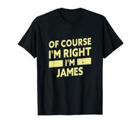 Mens I'm James Funny James Name T-Shirt