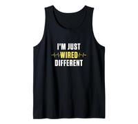 Mens I'm Just Wired Different Electrical Engineering for Linemen Tank Top