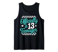 Mens I'm Officially A Teenager 13 Years Old 13th Birthday Tank Top