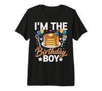 Mens I'm The Birthday Boy Pancake Party Premium T-Shirt