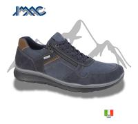 Mens IMAC M025 Casual Zip Up Waterproof Nubuck Leather Trainer Shoes