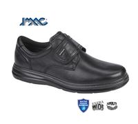 Mens IMAC M337 Extra Wide Touch Fasten Smart Casual Waterproof Leather Shoes