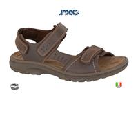 Mens IMAC Sandals Brown Lightweight Triple Touch Fastening Walking Shoes M127B